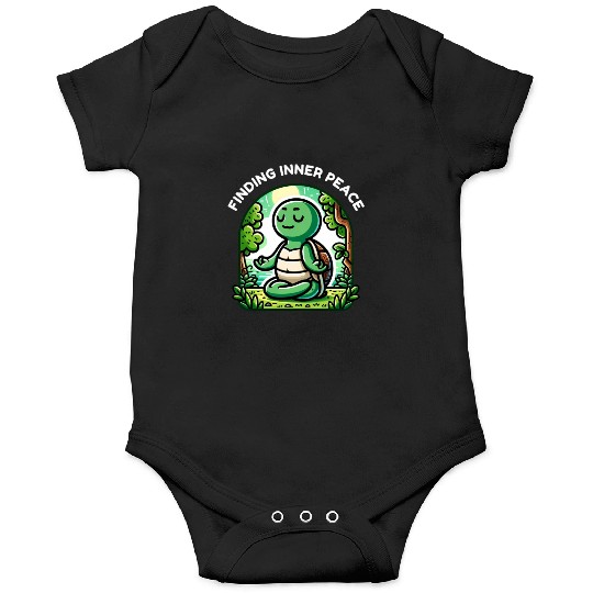 Finding Inner Peace: Turtle Meditation Journey Onesies