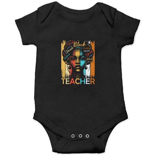 Black History Teacher Onesies African American Women