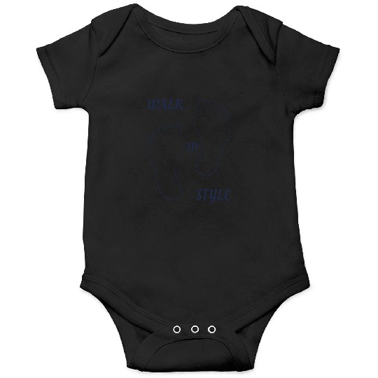 Walk in style - Navy Blue Onesies