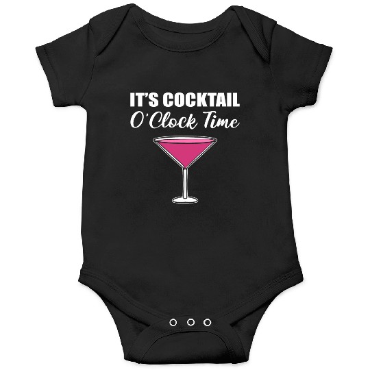 Cocktail O'clock Time Mexican Drinker Gift Onesies