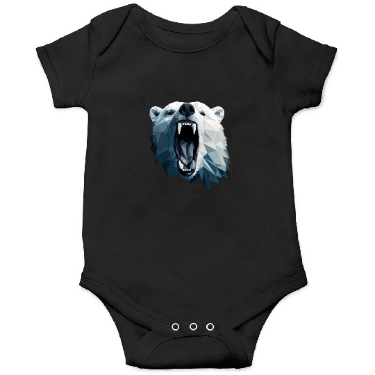 Geometric Style Polar Bear Onesies