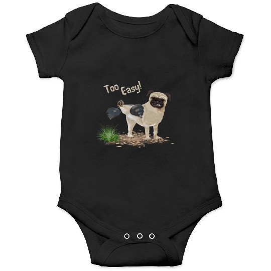 Funny Pug Puppy Dog Gym Wear Onesies Motivational