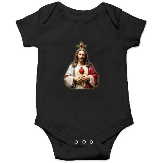sacred heart of jesus Onesies