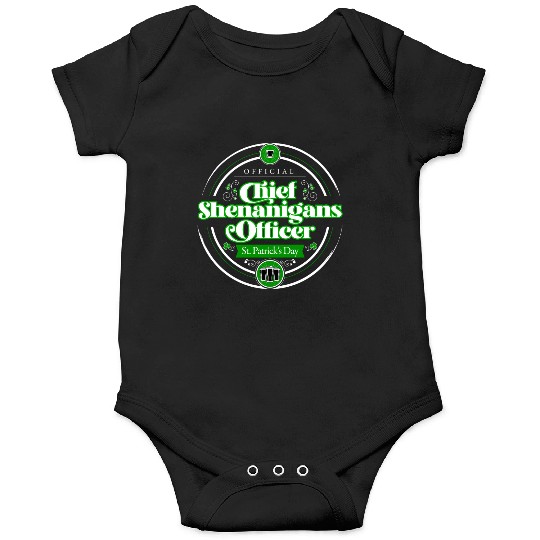 St. Patrick's Day - Chief Shenanigans Officer Onesies