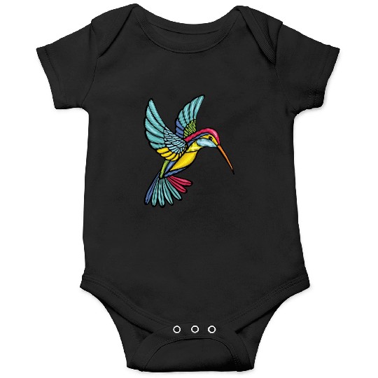 Colourful Hummingbird, Sweet and Elegant Style Onesies