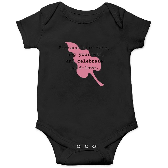 Self-Love Affirmation Leaf Design Onesies