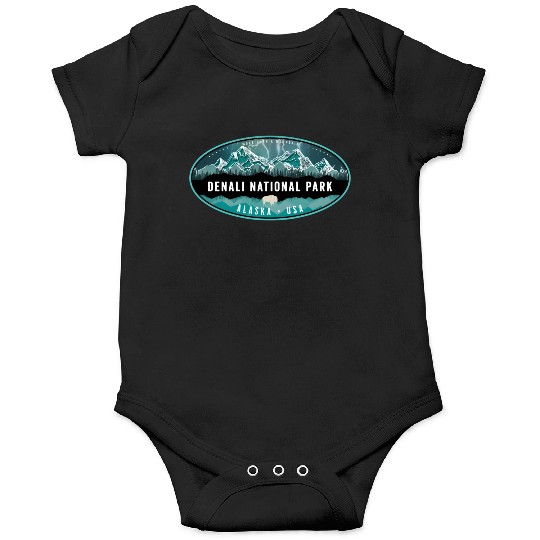 Denali National Park Alaska Hiking Camg Onesies