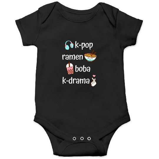 Kawaii K-Pop Ra Boba Bubble Tea K-Drama Onesies