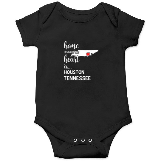 Houston County Tennessee Is Where My Heart Is Gift Onesies