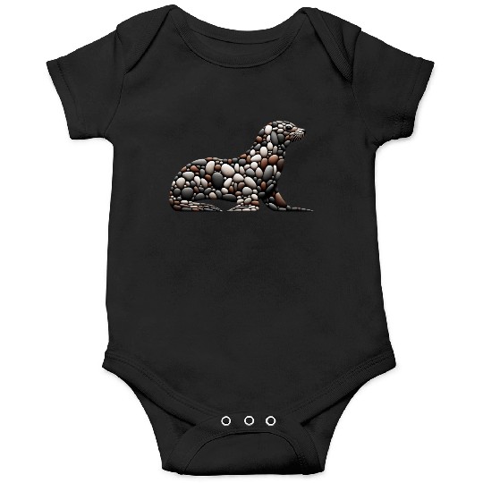 Pebble Seal Silhouette Onesies