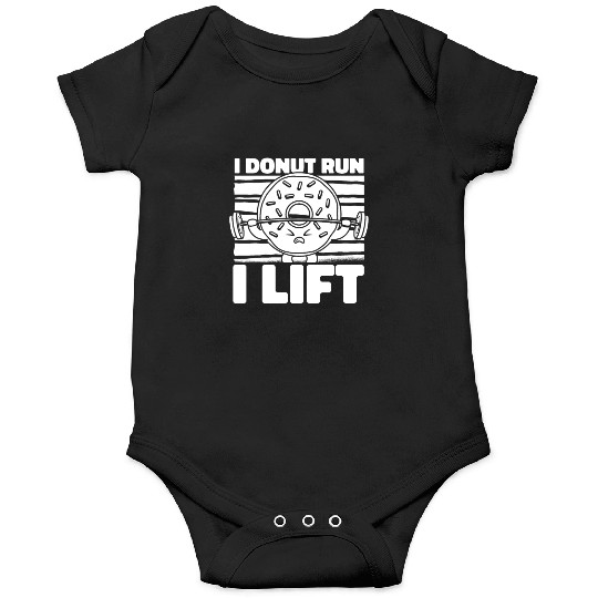Fitness Donut Funny Donut Gym Onesies