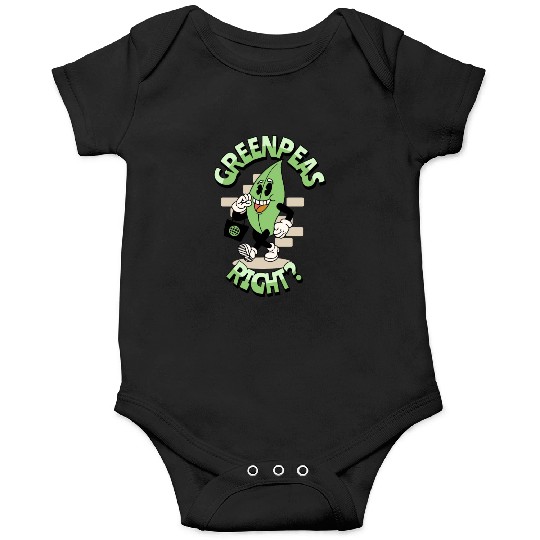Groovy vegetable greenpeas Onesies
