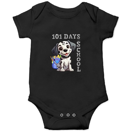 Dabbing Dog's 101 School Days: A Spotty Comedy! Onesies