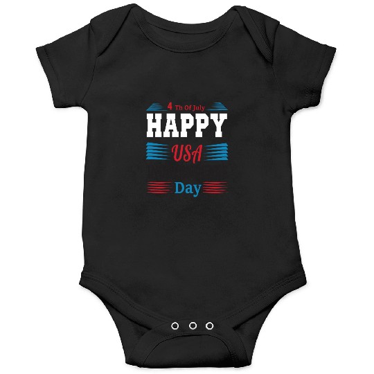4 Th of July Happy USA Independence Day Onesies