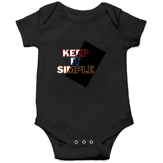 Minimalist Mastery: Keep It Simple Apparel Onesies