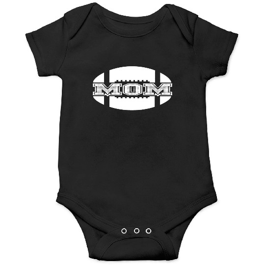 Ball White Football Mom Passion Is Gift Cool Onesies