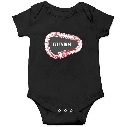Gunks Rock Climbing Carabiner Onesies
