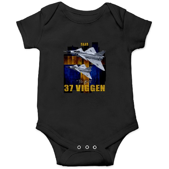 Saab 37 Viggen Swedish Multi Combat Aircraft Onesies