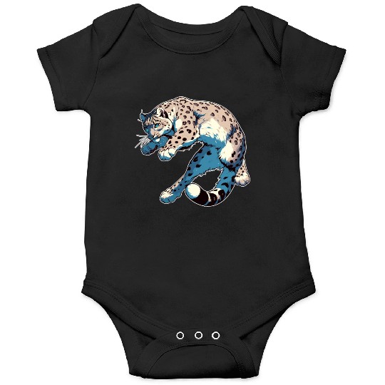 Snow Leopard Leopard White Leopard Onesies