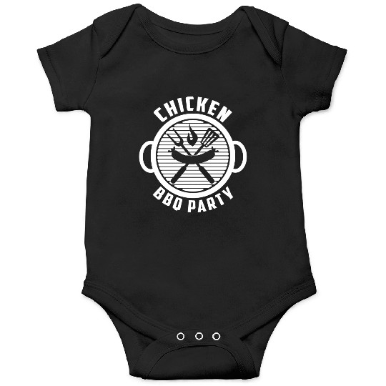 Chicken BBQ Party - BBQ Barbeque Onesies