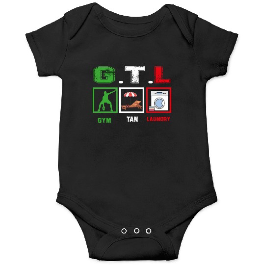 Gym Tan Laundry GTL New Italian Flag apparel Onesies