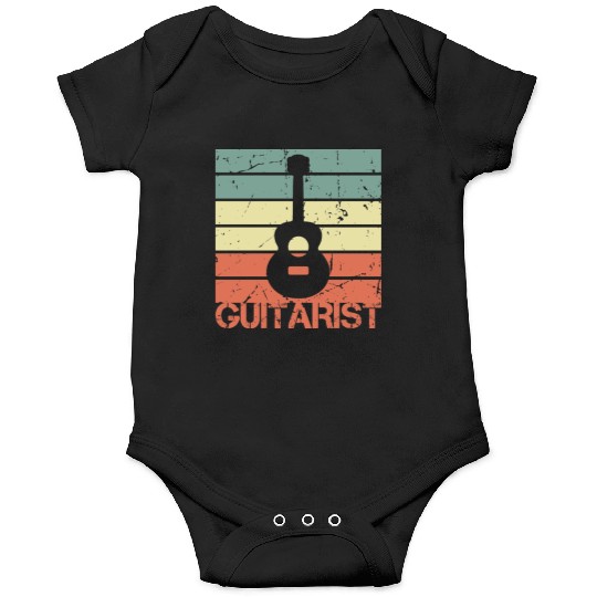 Vintage Guitarist Onesies