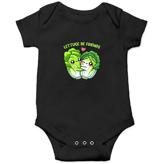 Lettuce Be Friends | Vegan Food Onesies