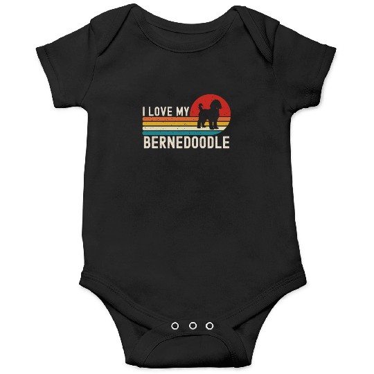 I Love My Bernedoodle Onesies
