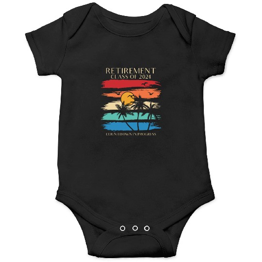 2024 Retirement Countdown Beach Onesies