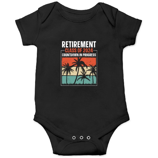 2024 Retirement Countdown Beach Onesies