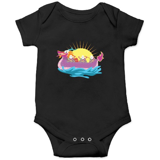 Chinese Dragon Boat Chinese Gift Onesies