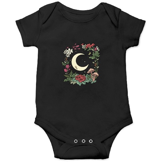 Mushroom Moon Cottagecore Naturecore Onesies