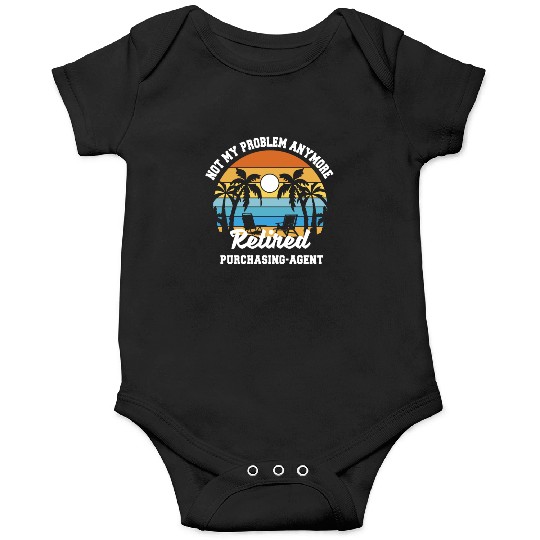 Retirement gift idea Retired purchasing-agent Onesies