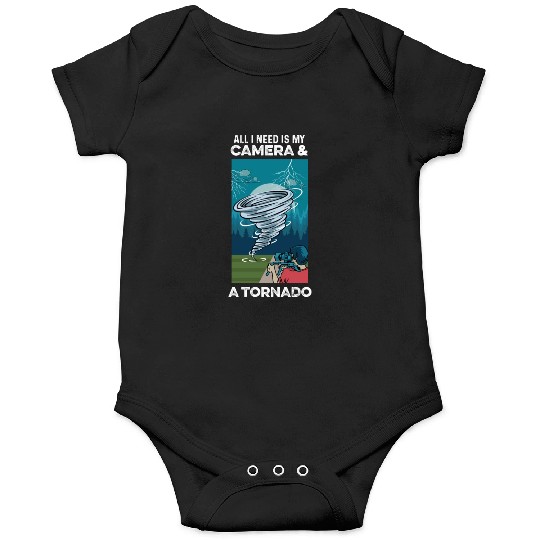 Camera & Tornado Videographer Gift Onesies