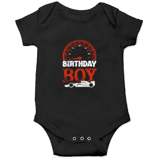 Birthday Boy Race Car Racing Car Driver Birthday Onesies