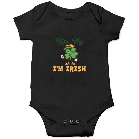 Kiss Me Im Irish St. Patrick's Day Onesies