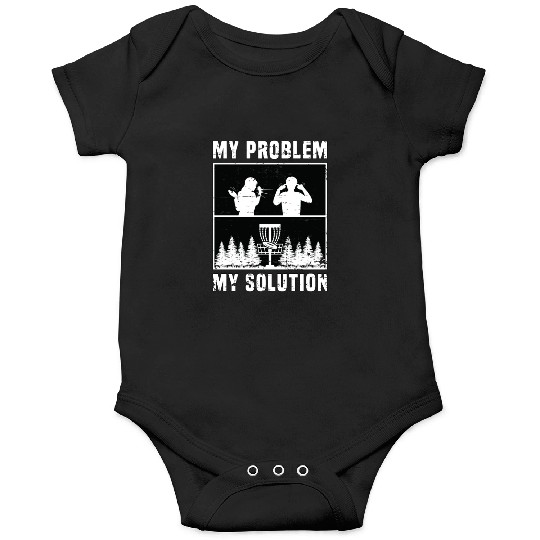 Disc Golf Player My Problem My Pictogram Dad Mom Onesies