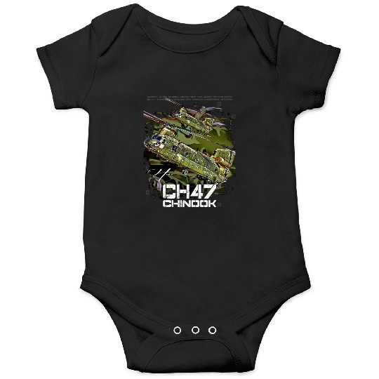 CH-47 Chinook helicopter Onesies