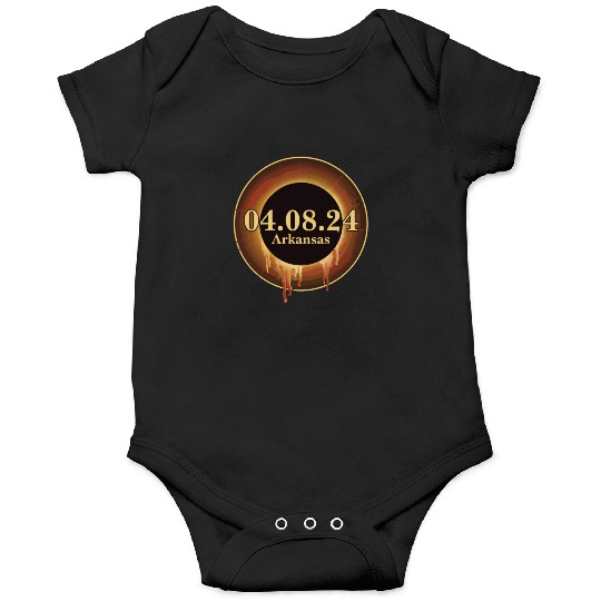 Total Solar Eclipse Path of Totality Arkansas Onesies
