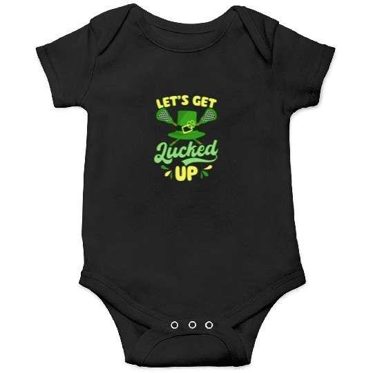 Lacrosse St. Patricks Day Get Lucked Up Onesies