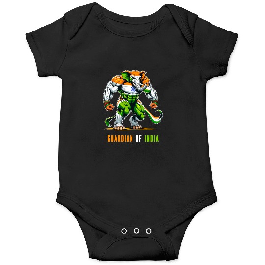 India elephant national flag design Onesies
