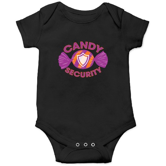 Candy Security Kids Parents Matching Birthday Onesies