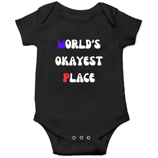 WORLD S OKEYEST PLACE Design ,USA and France lover Onesies