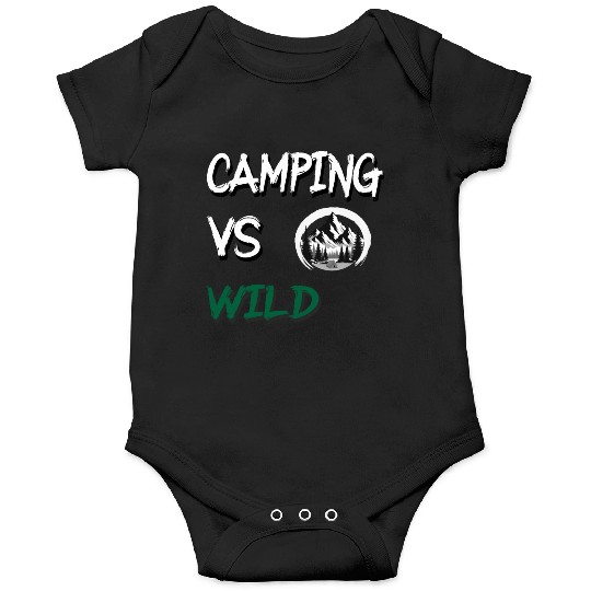 Camping vs Wild Onesies