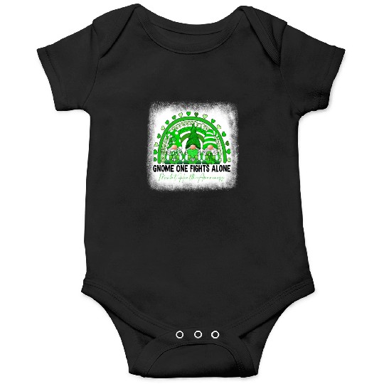 Gnome Green Rainbow Mental Health Awareness Onesies