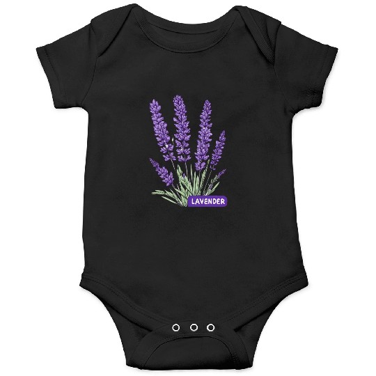 Lavender - Pot Label Onesies
