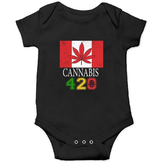 Comical 420 Celebrate Herb Weed Marijuana Design Onesies