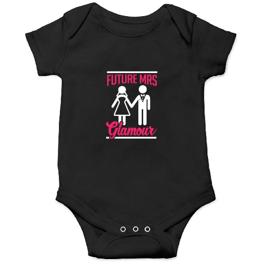 Bridal Future Mrs Glamous Onesies