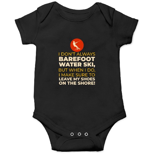 Barefoot Water Skiing Extreme Sports Barefooting Onesies