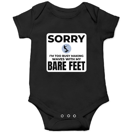 Barefoot Water Skiing Extreme Sports Barefooting Onesies